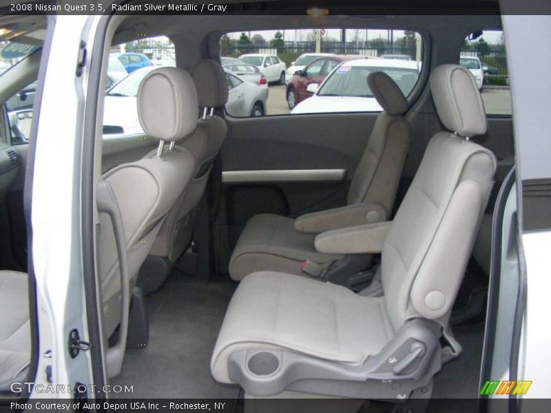 Radiant Silver Metallic / Gray 2008 Nissan Quest 3.5