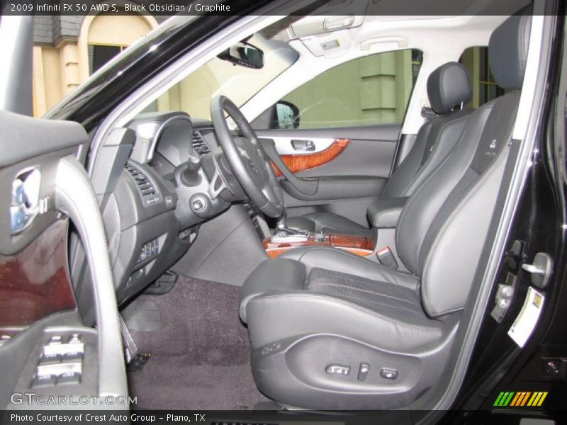 Black Obsidian / Graphite 2009 Infiniti FX 50 AWD S