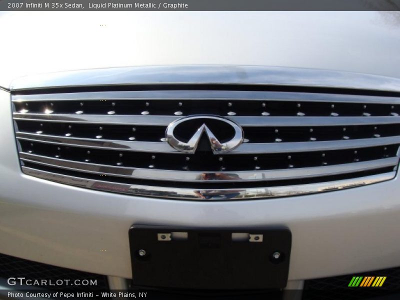 Liquid Platinum Metallic / Graphite 2007 Infiniti M 35x Sedan