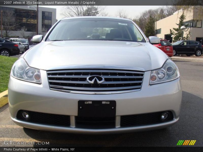 Liquid Platinum Metallic / Graphite 2007 Infiniti M 35x Sedan