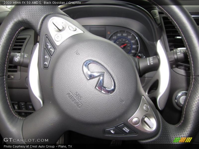 Black Obsidian / Graphite 2009 Infiniti FX 50 AWD S
