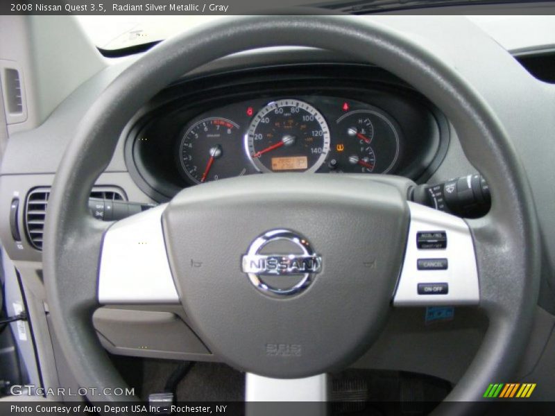 Radiant Silver Metallic / Gray 2008 Nissan Quest 3.5