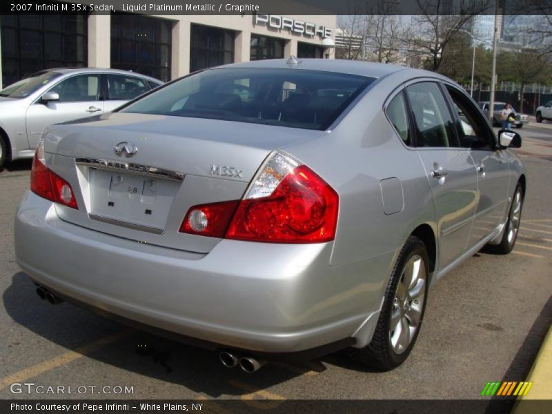 Liquid Platinum Metallic / Graphite 2007 Infiniti M 35x Sedan