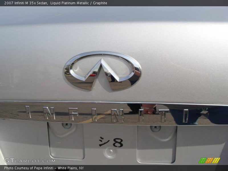 Liquid Platinum Metallic / Graphite 2007 Infiniti M 35x Sedan