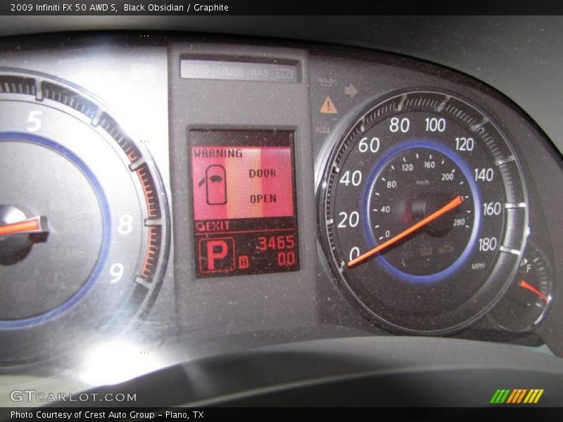 Black Obsidian / Graphite 2009 Infiniti FX 50 AWD S