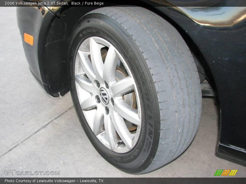 Black / Pure Beige 2006 Volkswagen Jetta 2.0T Sedan