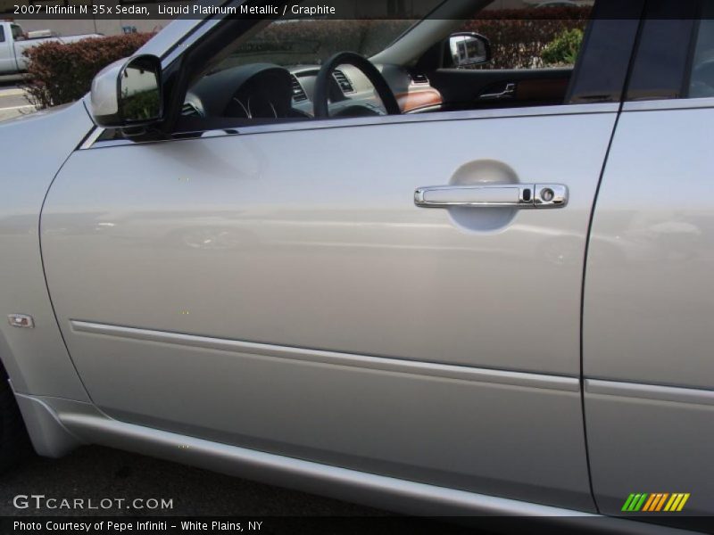 Liquid Platinum Metallic / Graphite 2007 Infiniti M 35x Sedan