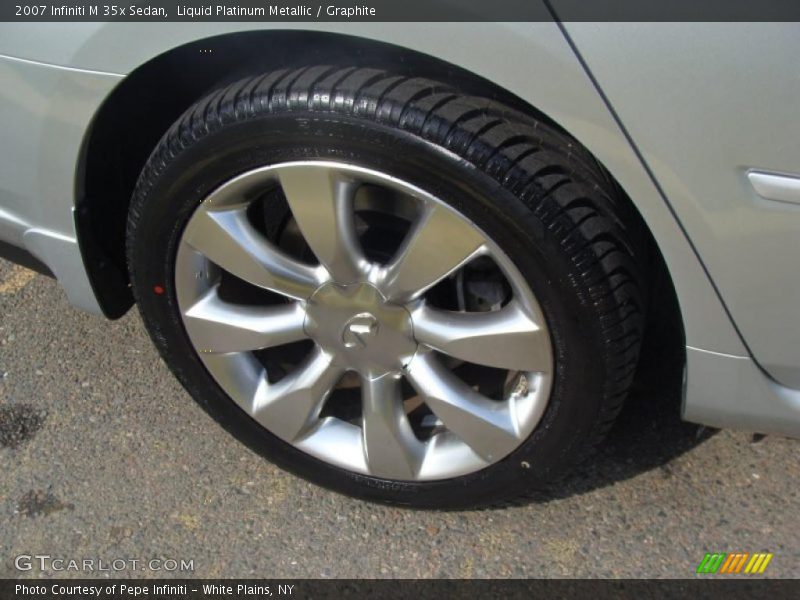 Liquid Platinum Metallic / Graphite 2007 Infiniti M 35x Sedan