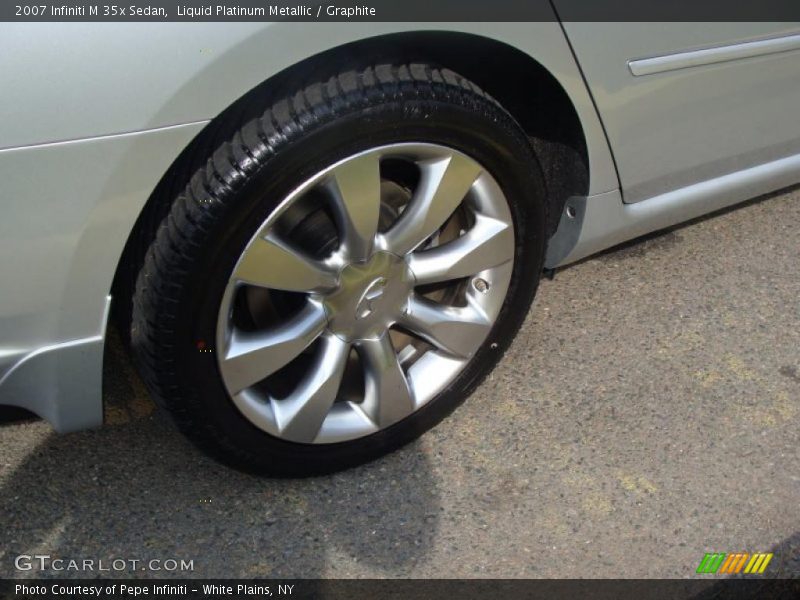 Liquid Platinum Metallic / Graphite 2007 Infiniti M 35x Sedan