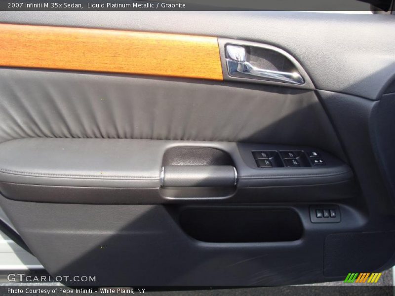 Liquid Platinum Metallic / Graphite 2007 Infiniti M 35x Sedan