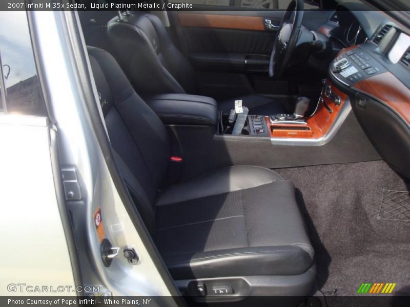 Liquid Platinum Metallic / Graphite 2007 Infiniti M 35x Sedan