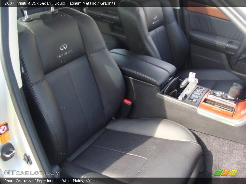 Liquid Platinum Metallic / Graphite 2007 Infiniti M 35x Sedan