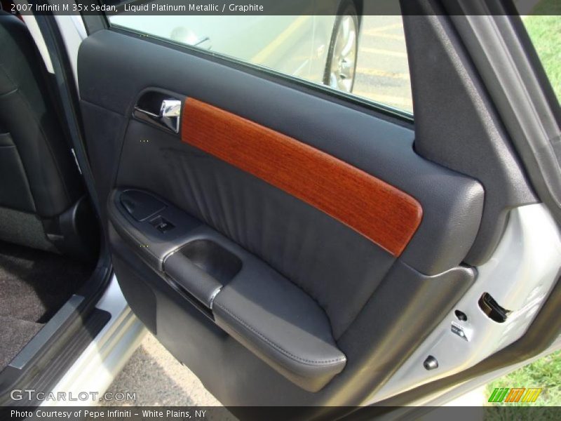 Liquid Platinum Metallic / Graphite 2007 Infiniti M 35x Sedan