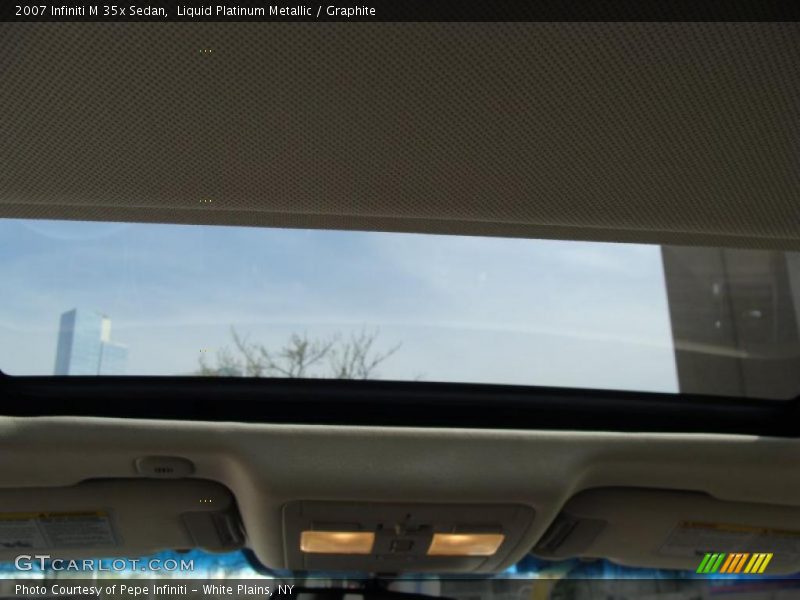Liquid Platinum Metallic / Graphite 2007 Infiniti M 35x Sedan