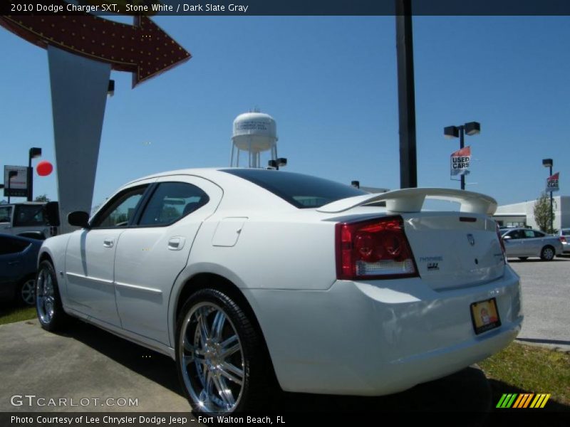 Stone White / Dark Slate Gray 2010 Dodge Charger SXT