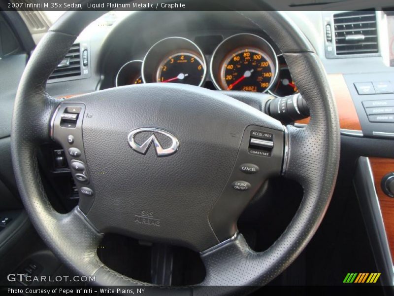 Liquid Platinum Metallic / Graphite 2007 Infiniti M 35x Sedan