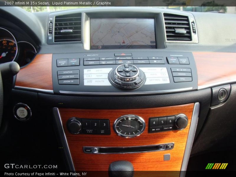 Liquid Platinum Metallic / Graphite 2007 Infiniti M 35x Sedan