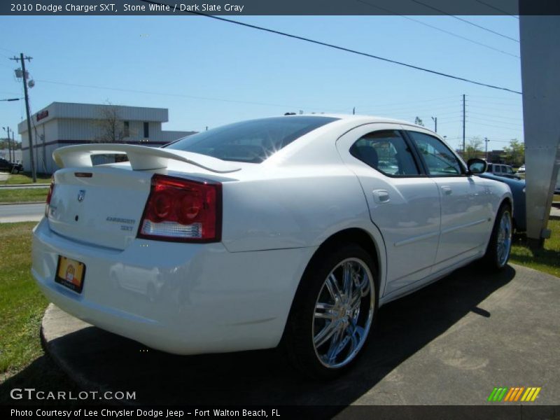 Stone White / Dark Slate Gray 2010 Dodge Charger SXT