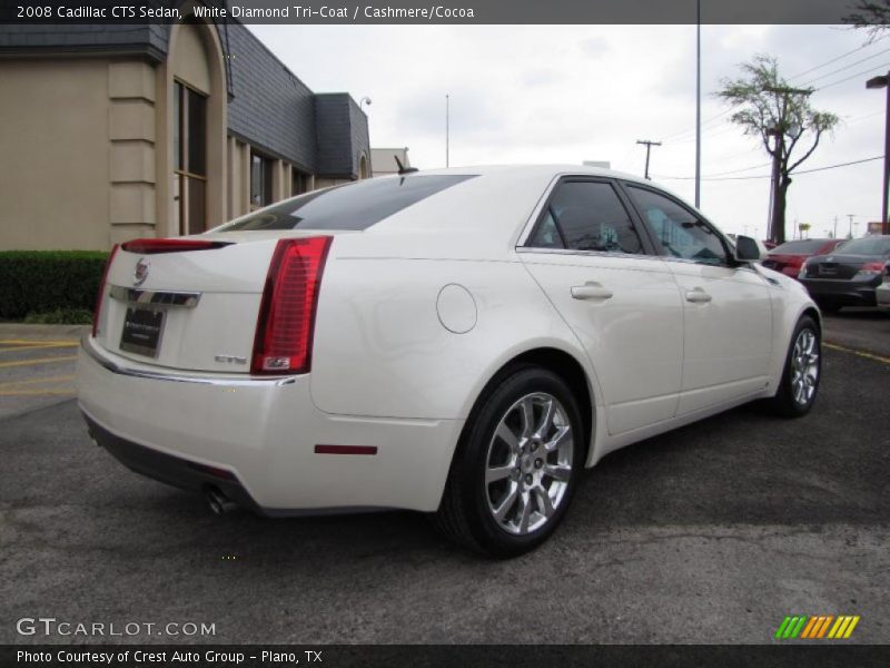 White Diamond Tri-Coat / Cashmere/Cocoa 2008 Cadillac CTS Sedan