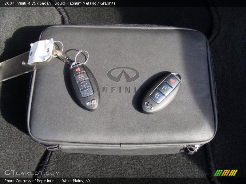 Liquid Platinum Metallic / Graphite 2007 Infiniti M 35x Sedan
