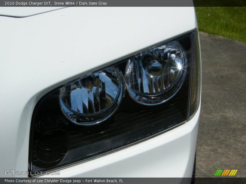 Stone White / Dark Slate Gray 2010 Dodge Charger SXT