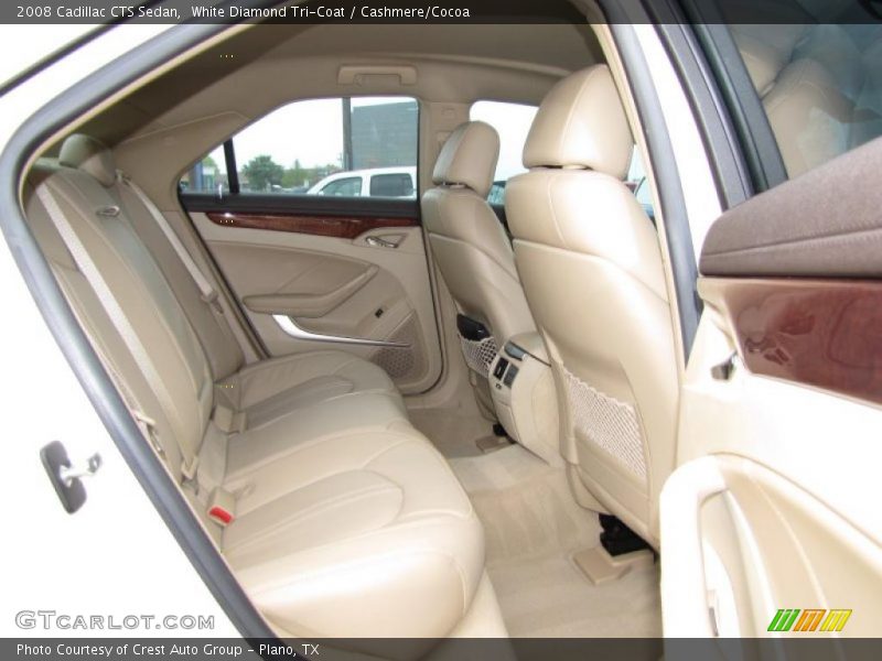 White Diamond Tri-Coat / Cashmere/Cocoa 2008 Cadillac CTS Sedan