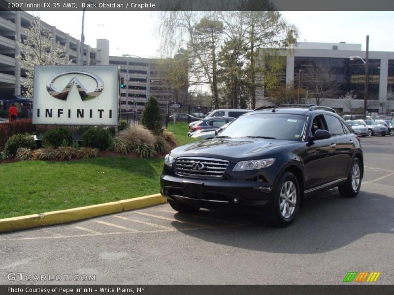 Black Obsidian / Graphite 2007 Infiniti FX 35 AWD