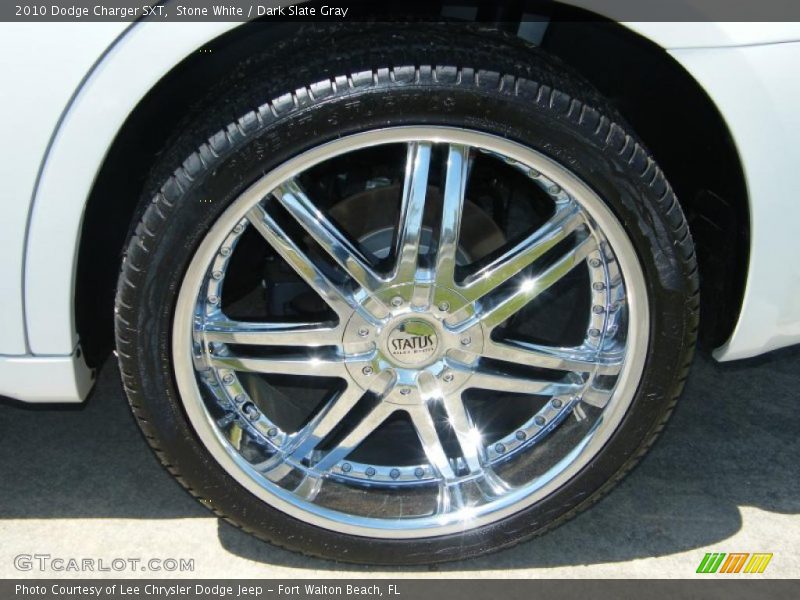 Stone White / Dark Slate Gray 2010 Dodge Charger SXT