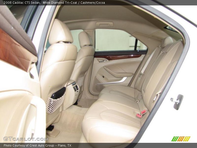 White Diamond Tri-Coat / Cashmere/Cocoa 2008 Cadillac CTS Sedan