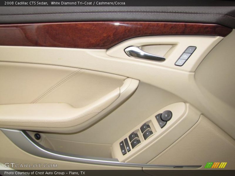 White Diamond Tri-Coat / Cashmere/Cocoa 2008 Cadillac CTS Sedan