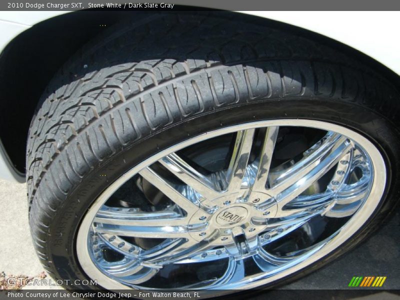 Stone White / Dark Slate Gray 2010 Dodge Charger SXT