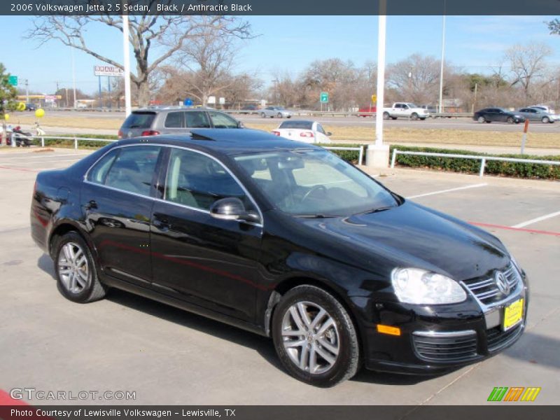 Black / Anthracite Black 2006 Volkswagen Jetta 2.5 Sedan