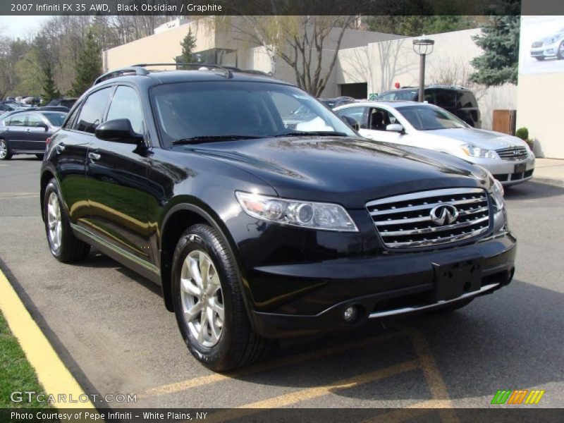 Black Obsidian / Graphite 2007 Infiniti FX 35 AWD