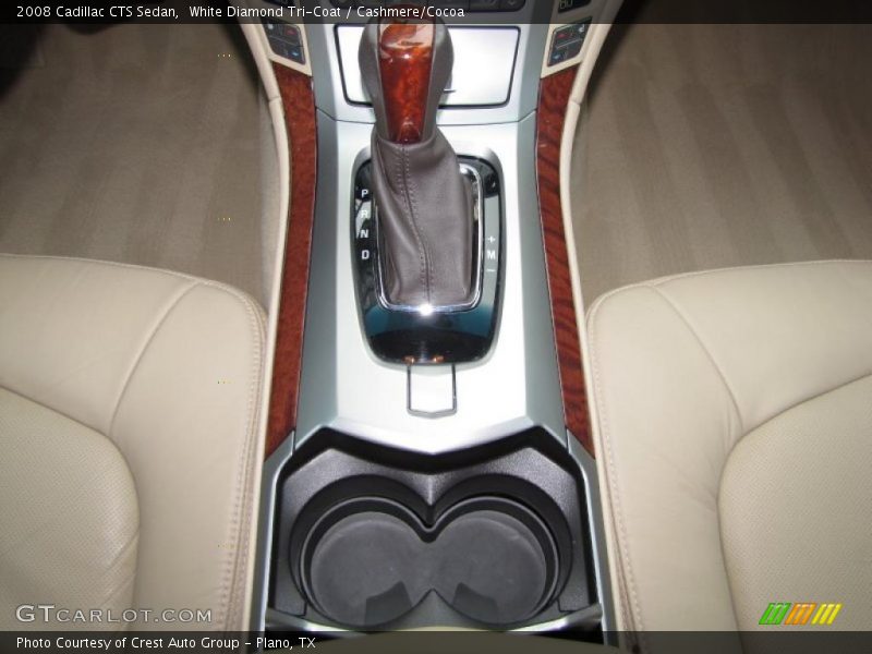 White Diamond Tri-Coat / Cashmere/Cocoa 2008 Cadillac CTS Sedan