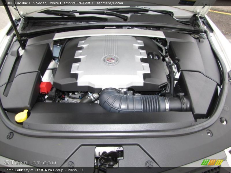 White Diamond Tri-Coat / Cashmere/Cocoa 2008 Cadillac CTS Sedan