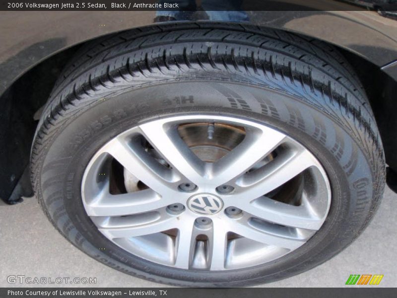 Black / Anthracite Black 2006 Volkswagen Jetta 2.5 Sedan