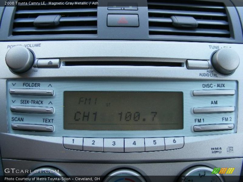 Magnetic Gray Metallic / Ash 2008 Toyota Camry LE