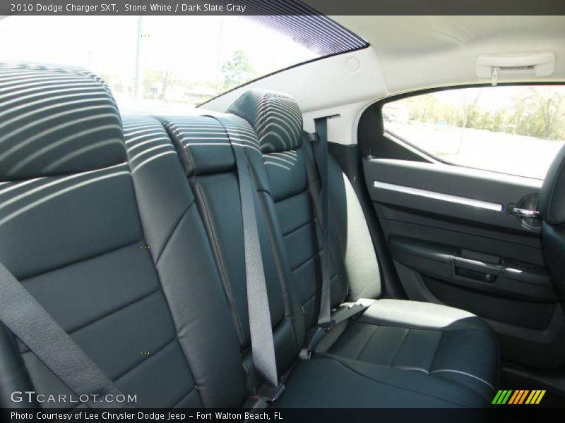 Stone White / Dark Slate Gray 2010 Dodge Charger SXT