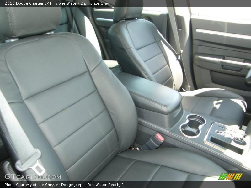 Stone White / Dark Slate Gray 2010 Dodge Charger SXT