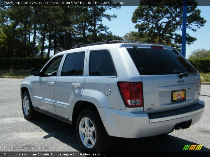 Bright Silver Metallic / Medium Slate Gray 2006 Jeep Grand Cherokee Limited