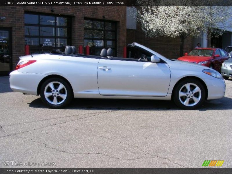 Titanium Metallic / Dark Stone 2007 Toyota Solara SLE V6 Convertible