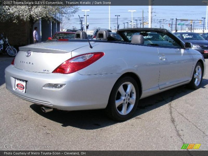 Titanium Metallic / Dark Stone 2007 Toyota Solara SLE V6 Convertible