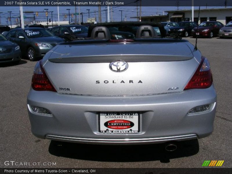 Titanium Metallic / Dark Stone 2007 Toyota Solara SLE V6 Convertible