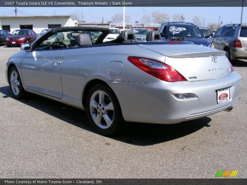 Titanium Metallic / Dark Stone 2007 Toyota Solara SLE V6 Convertible