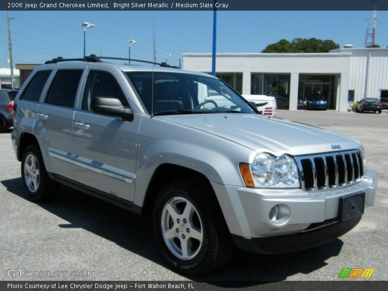 Bright Silver Metallic / Medium Slate Gray 2006 Jeep Grand Cherokee Limited
