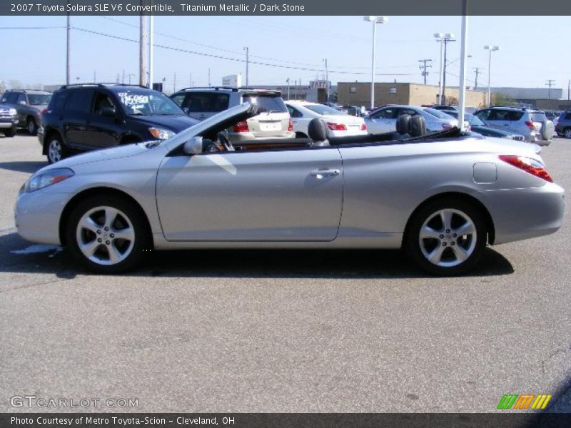 Titanium Metallic / Dark Stone 2007 Toyota Solara SLE V6 Convertible