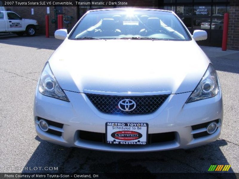 Titanium Metallic / Dark Stone 2007 Toyota Solara SLE V6 Convertible