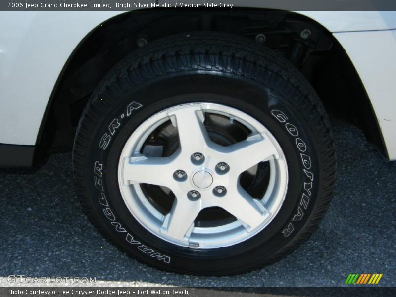 Bright Silver Metallic / Medium Slate Gray 2006 Jeep Grand Cherokee Limited