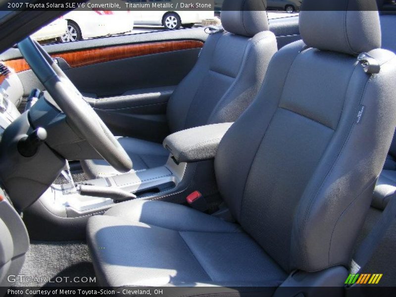 Titanium Metallic / Dark Stone 2007 Toyota Solara SLE V6 Convertible