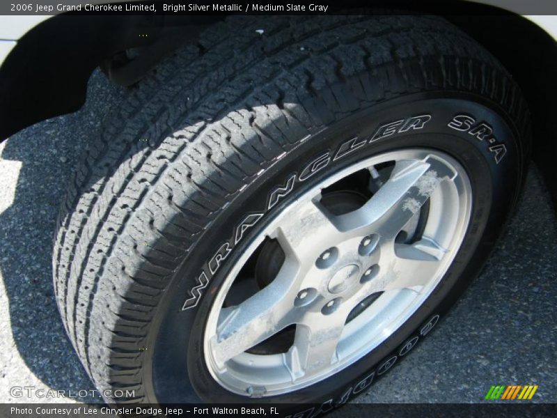 Bright Silver Metallic / Medium Slate Gray 2006 Jeep Grand Cherokee Limited